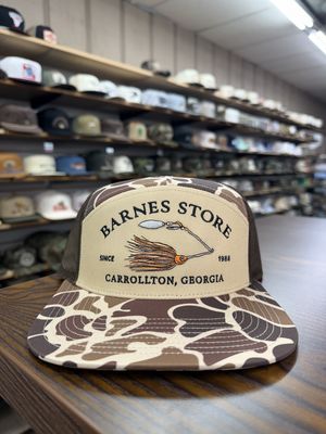 Spinner Bait 7 Panel Hat - Old School Camo