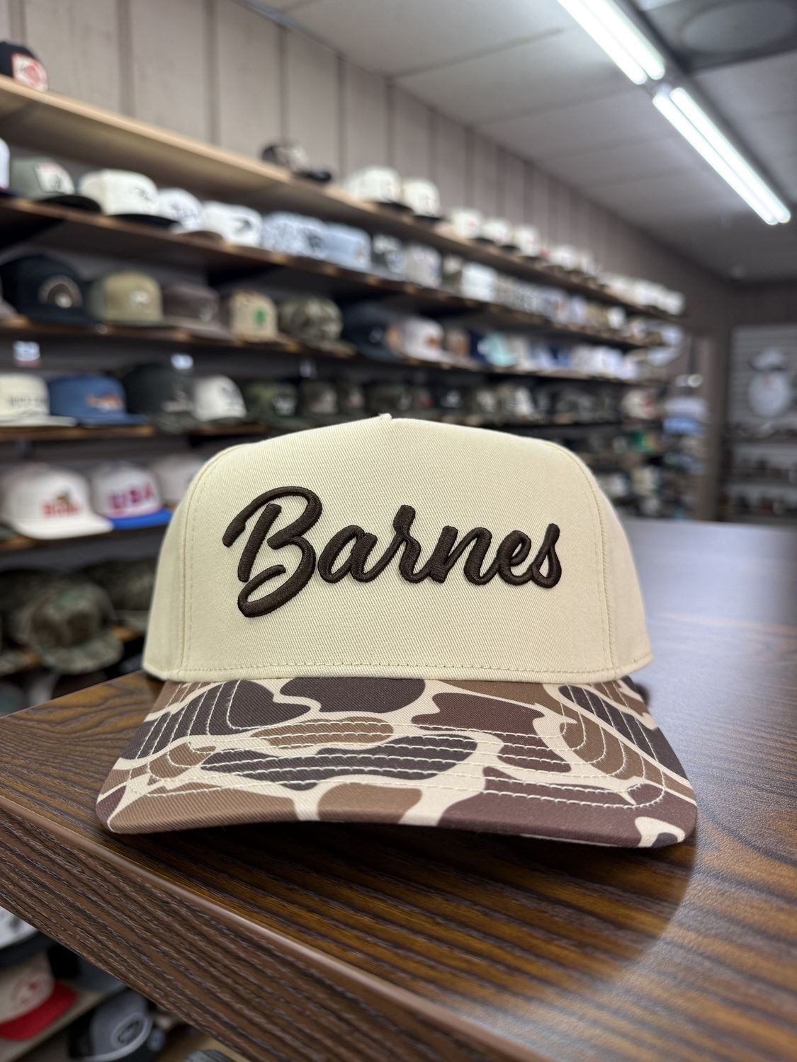 The Hunter A Frame Hat - Old School Camo