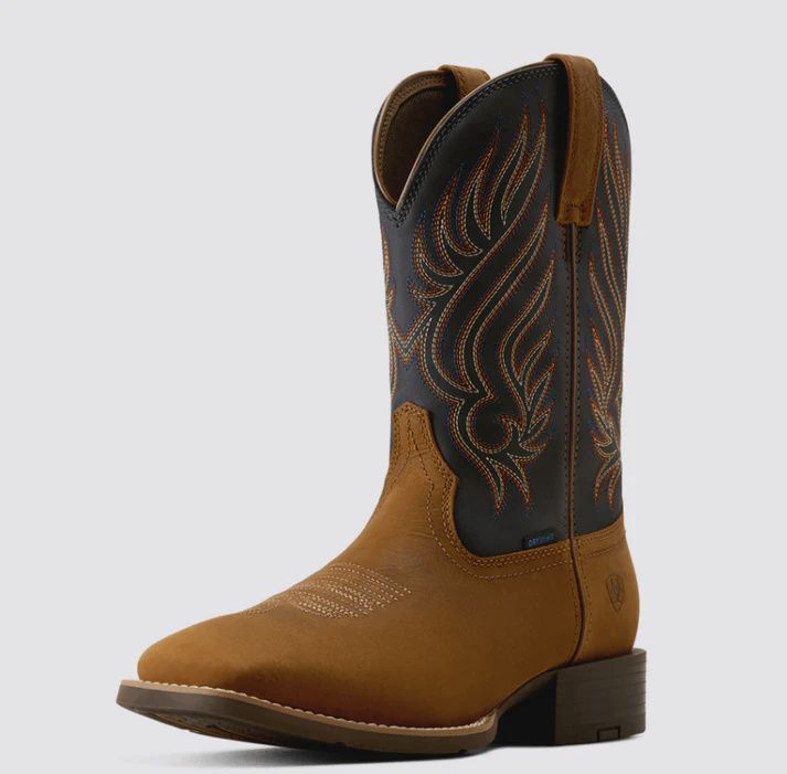 Sport Riggs Waterproof Wide Square Toe Cowboy Boot - Tanbark