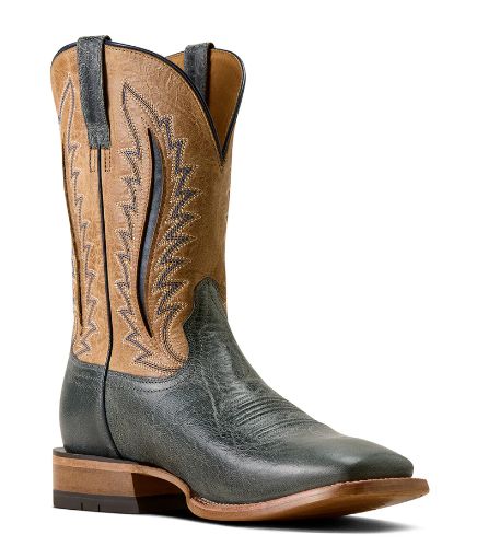 Gage Wide Square Toe Cowboy Boot - Foggy Skies