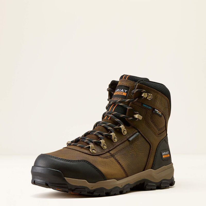 Men's Stryker Neo 6" Waterproof Composite Toe Work Boot - Dark Brown