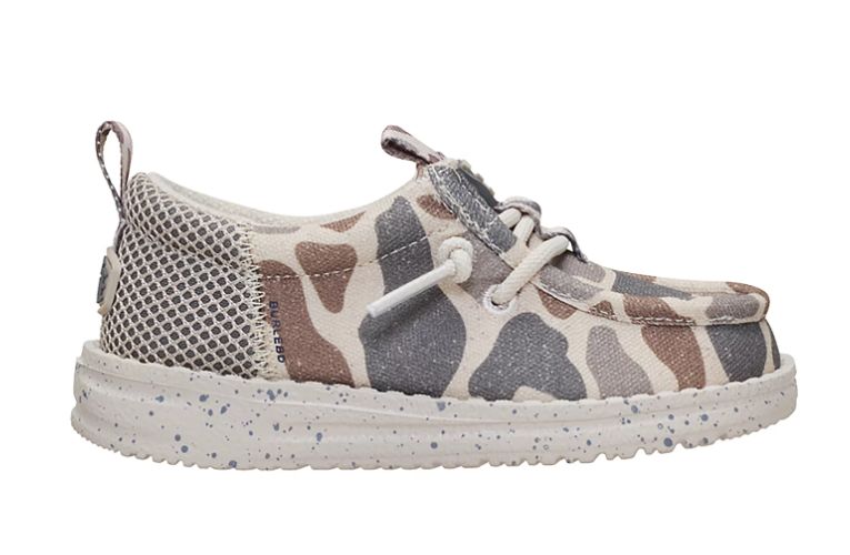 Burlebo X Hey Dude Wally Funk Toddler - Classic Deer Camo