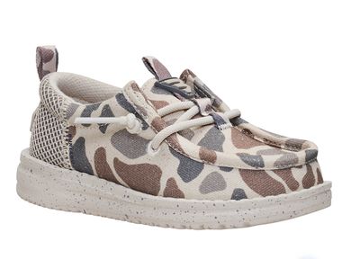 Burlebo X Hey Dude Wally Funk Toddler - Classic Deer Camo