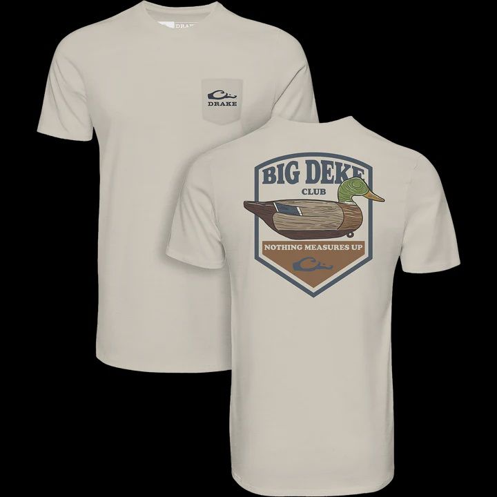 Big Deke Short Sleeve Tee Shirt - Turtle Dove