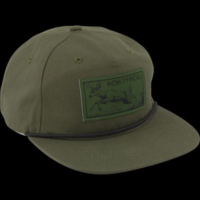 Non Typical x Lost Hat Goat Rope Patch Logo - Green