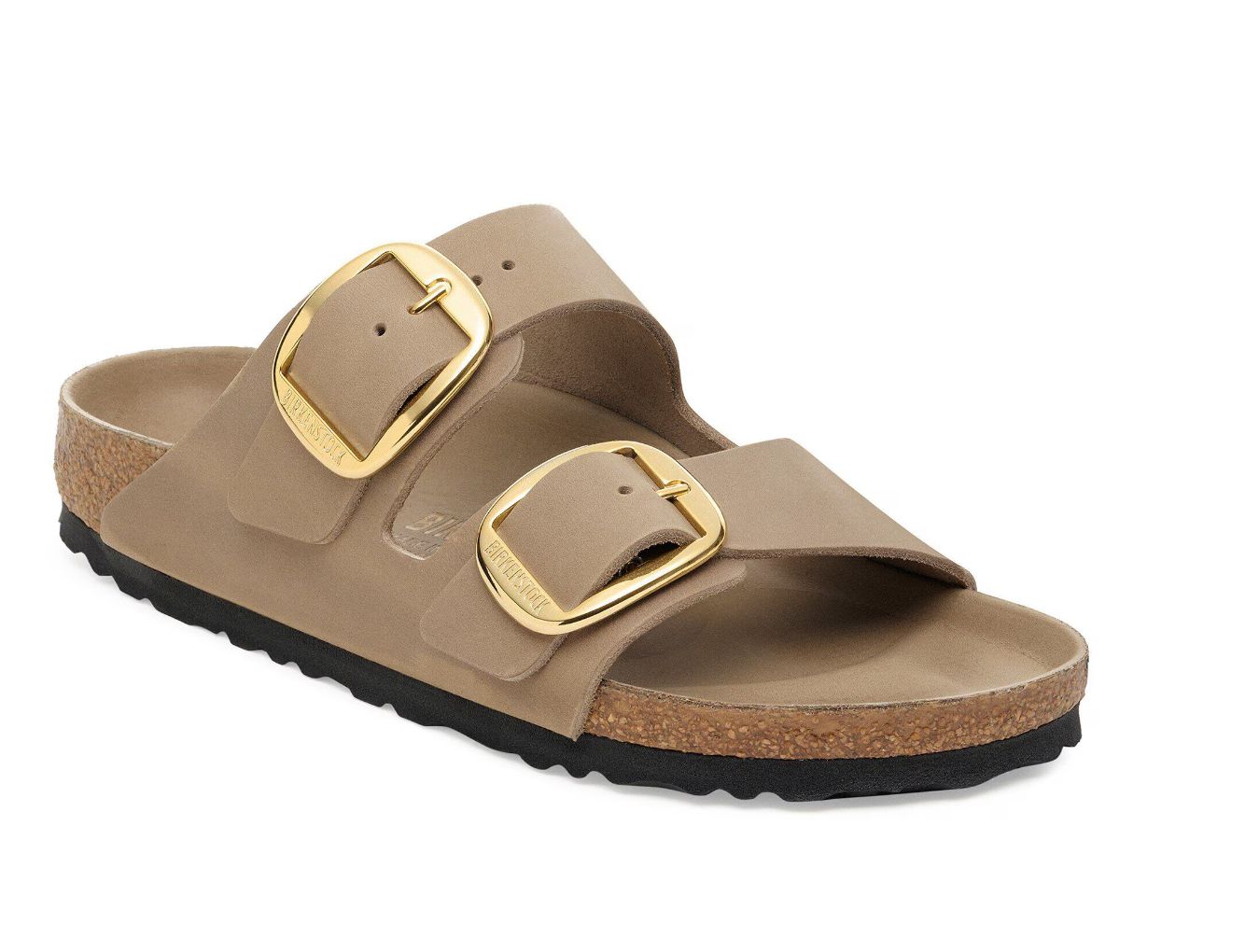 Arizona Big Buckle Oiled Leather Narrow - Tobacco Brown