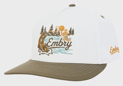 Angler Hat - White/Green