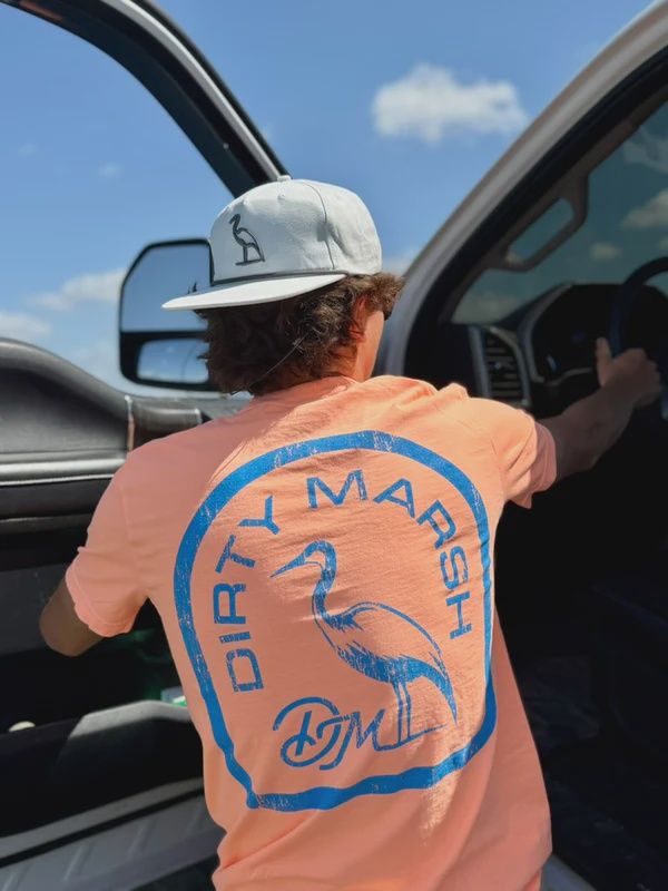 Tombstone Neon Short Sleeve Tee - Cantaloupe