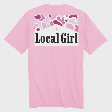 LG Smoked Pink Localflage Short Sleeve Tee - Blossom