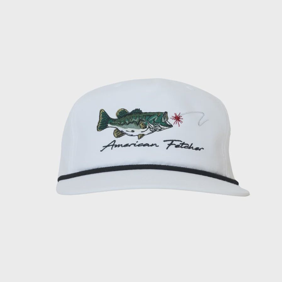 Coike Fishing Rope Hat - White/Black