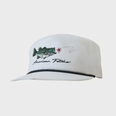 Coike Fishing Rope Hat - White/Black