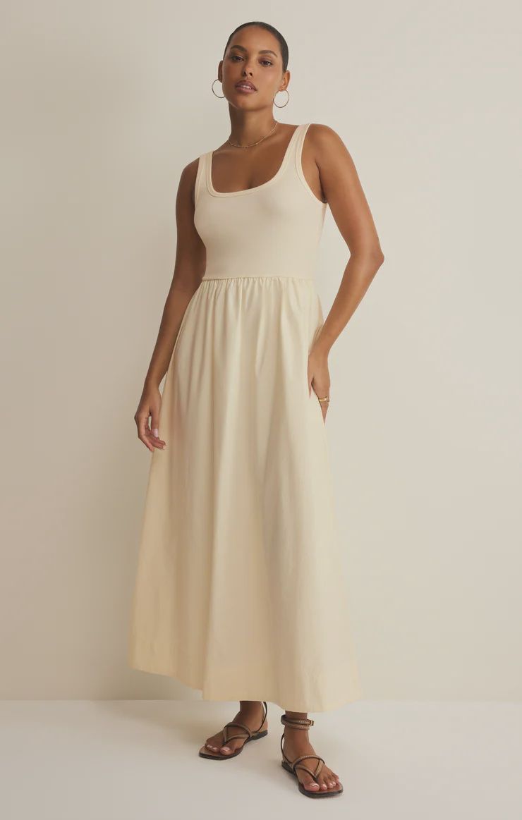 Kensie Midi Dress - Cloud