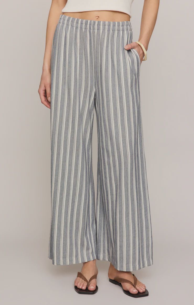 Scout Knit Striped Pant - Summer Stone