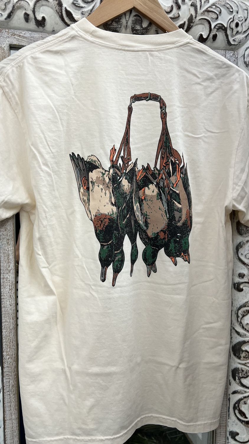 Strap Full Short Sleeve Tee - Ivory