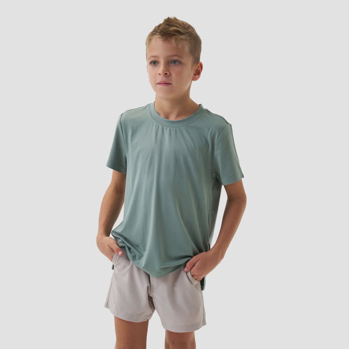 Youth Go To Tee - Sage