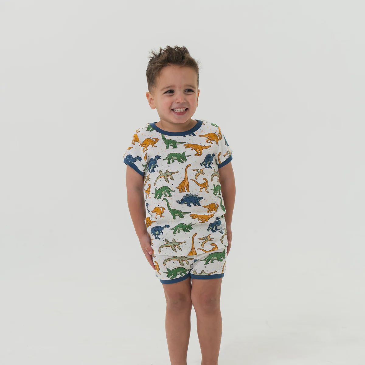 Youth Sleep Short Set - Jumbo Dino Mite