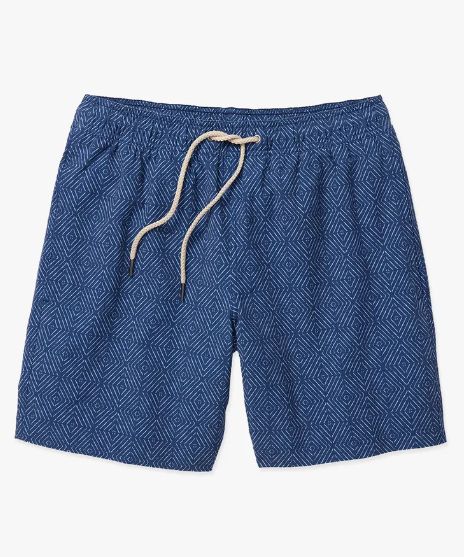 Men's Bayberry Trunk - Navy Shibori