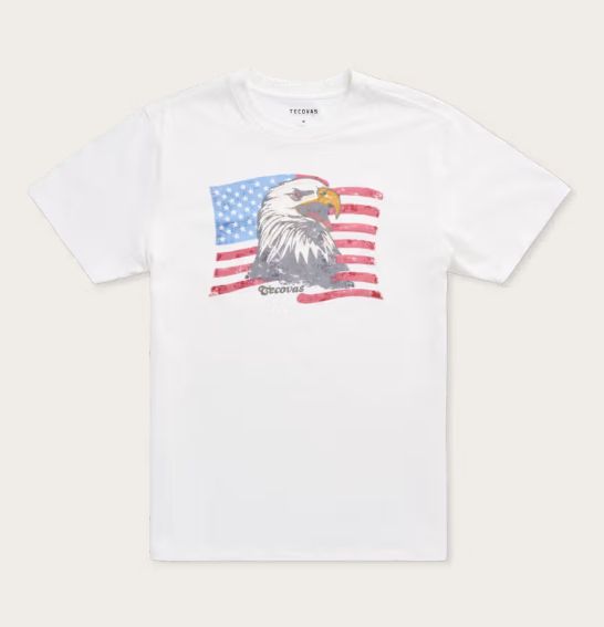 Men's Eagle Short Sleeve Tee - Bone