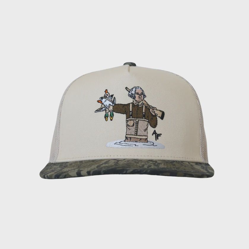 The George Trucker Hat - Khaki/Bottomland