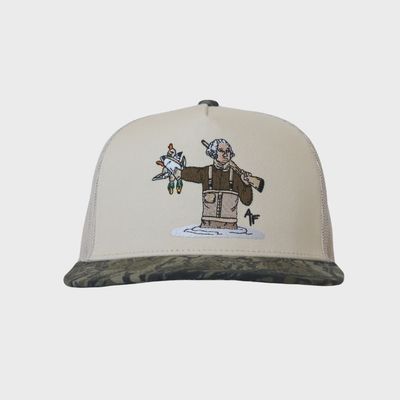 The George Trucker Hat - Khaki/Bottomland