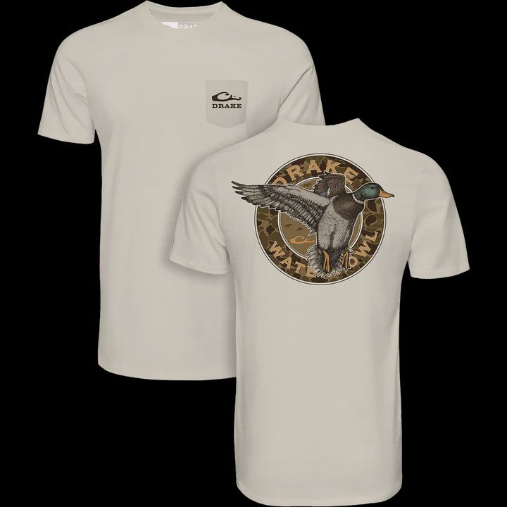 Circle Mallard Short Sleeve Tee Shirt - Turtle Dove