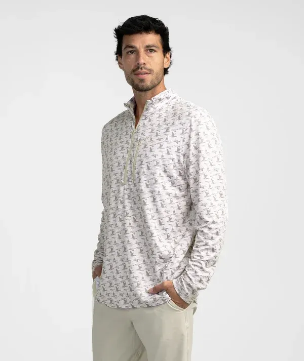 Youth Waypoint Performance Quarter Zip - Mirage