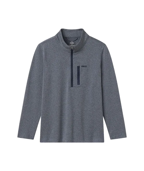 Youth Cart Club Performance Pullover - Esquire Navy