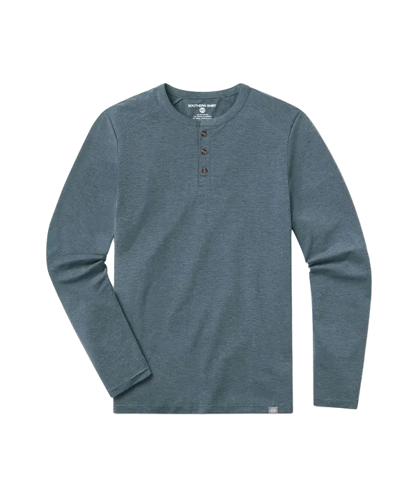 Youth Max Comfort Henley Long Sleeve - Ozark