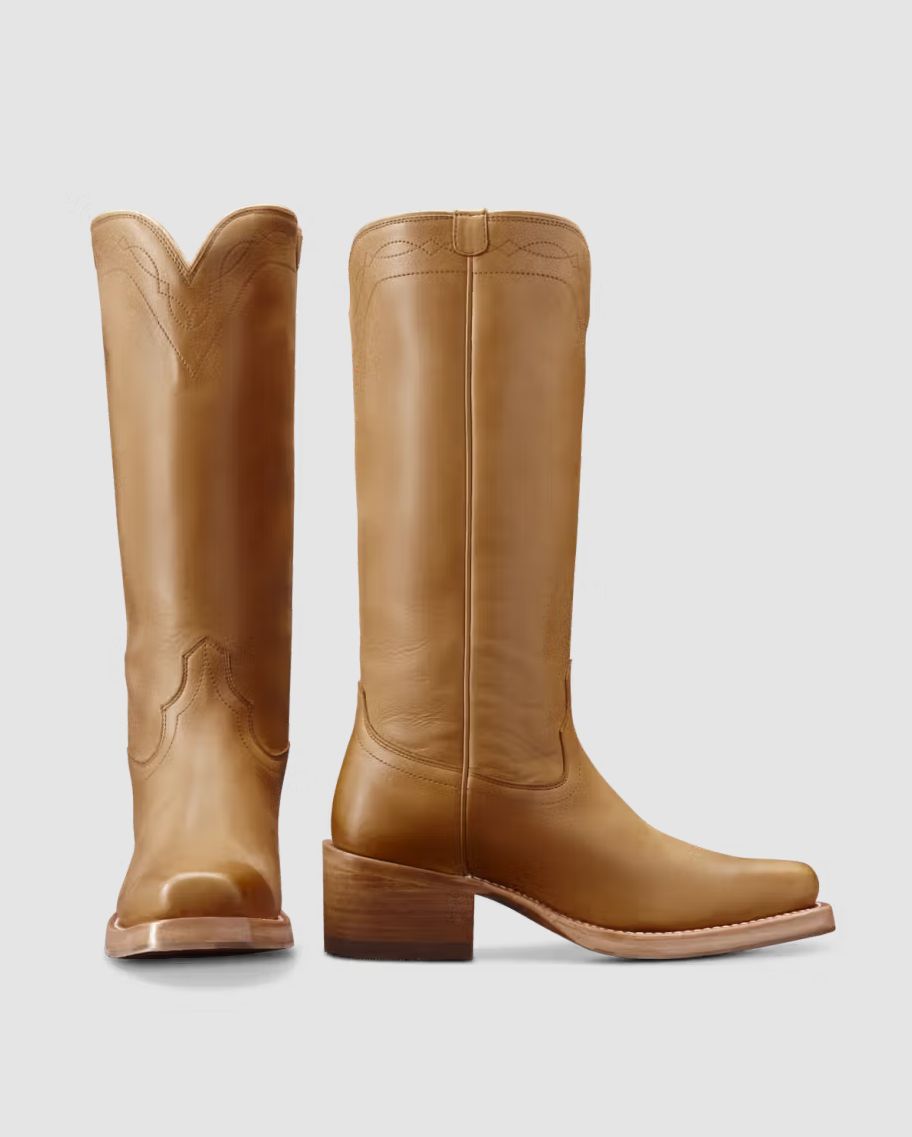 The Charlie Boot - Camel - Cowhide