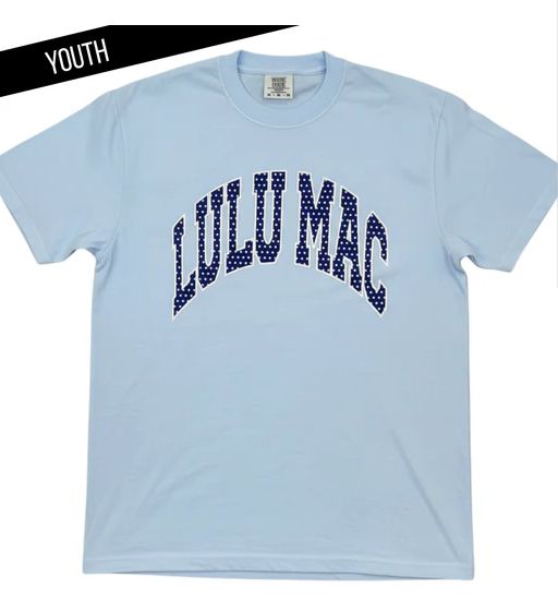 Youth Lulu Mac Short Sleeve T-Shirt - Chalky Mint/ Dot