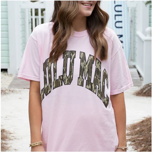 Lulu Mac Short Sleeve T-Shirt - Blossom/ Bottomland
