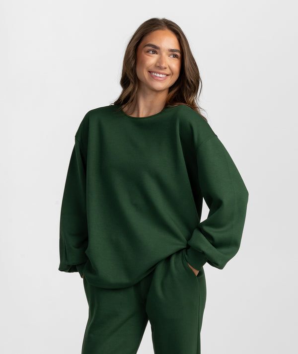 AstroKnit Top Long Sleeve - Evergreen