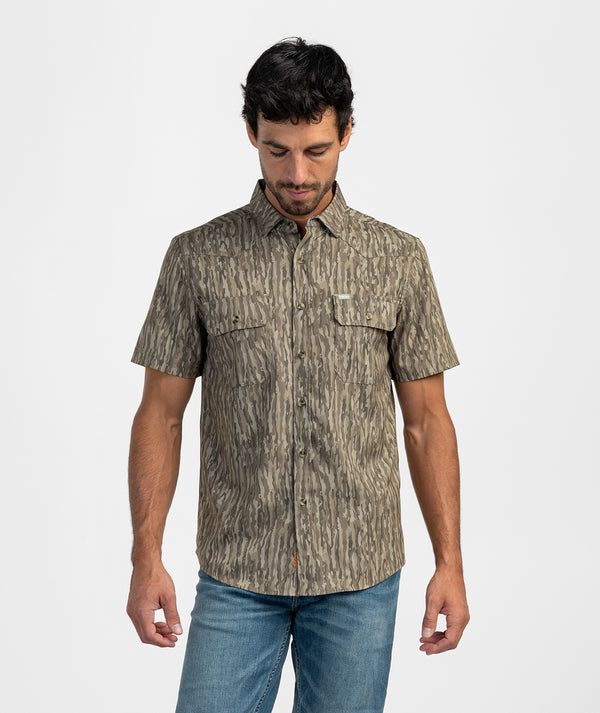Range Pro Tech Shirt - Tree Bark