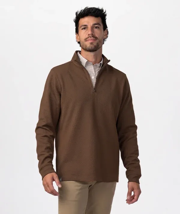 Highlands Quarter Zip - Tobacco