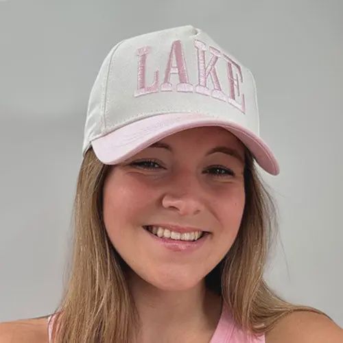Lake Trucker Hat - Light Pink