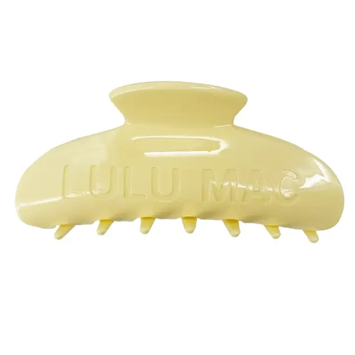 Lulu Mac Claw Clip - Light Yellow