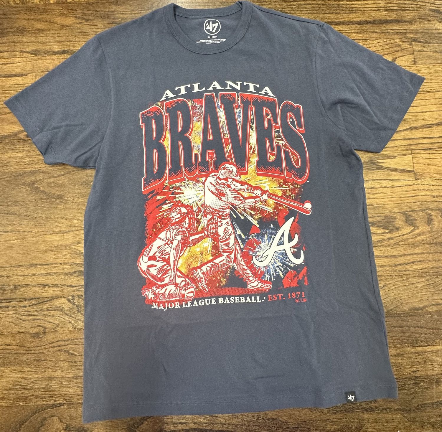 Atlanta Braves Atlas Blue Regional Short Sleeve Tee