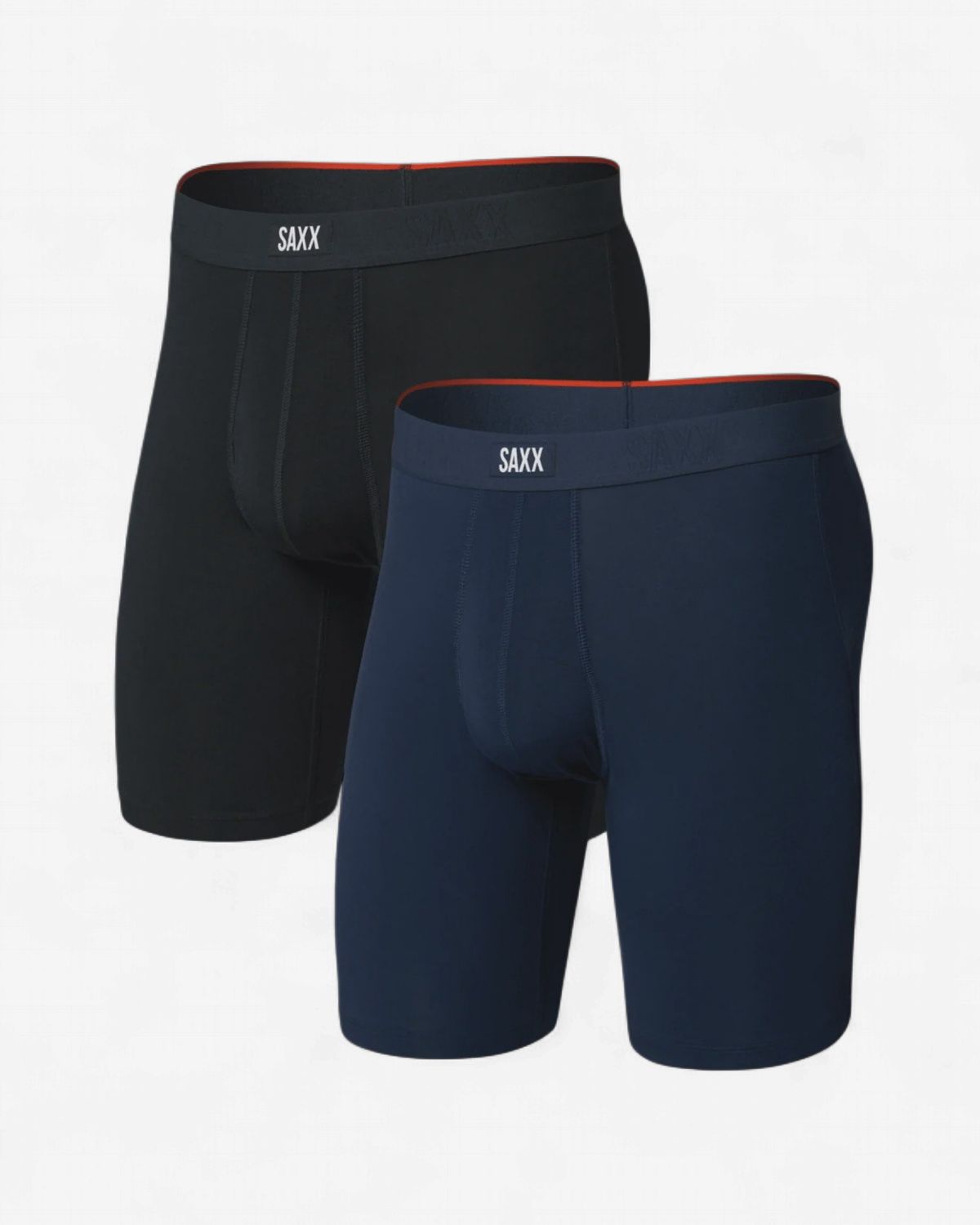 Vibe Xtra Soft Comfort 8" Long Boxer Brief - (2PK)