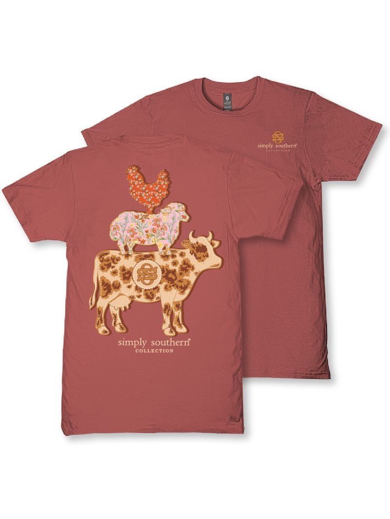 Farm Short Sleeve T-Shirt - Maple