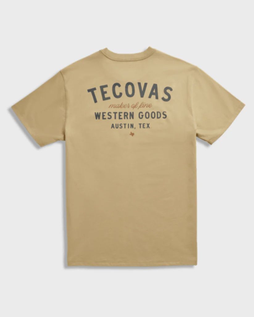Men's Fine Makers Pocket Tee - Khaki/Black