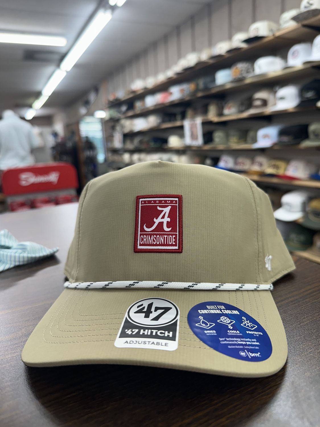 Alabama Crimson Tide Khaki Cozumel 47 Hitch Hat