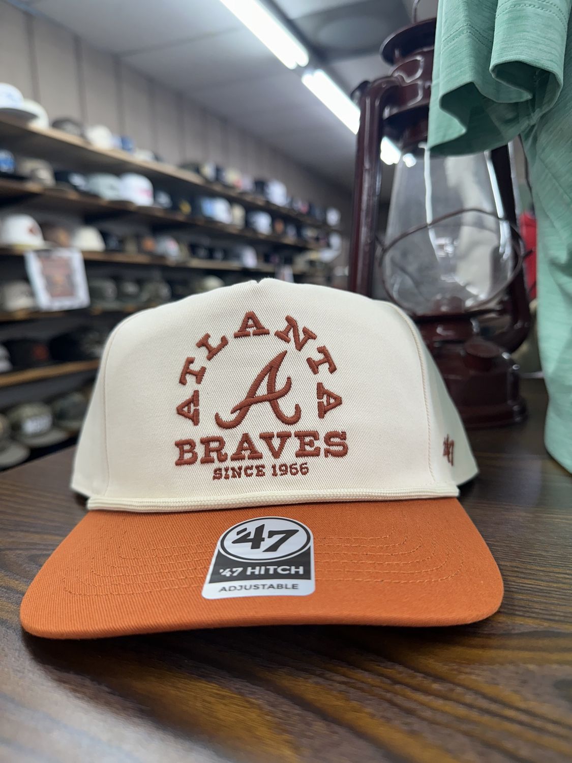 Atlanta Braves Natural Ranchero TT 47 Hitch Hat