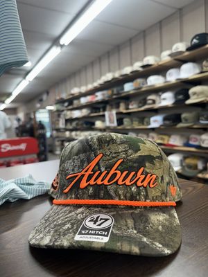 Auburn Tigers Realtree Apx Overhand Script 47 Hitch Hat