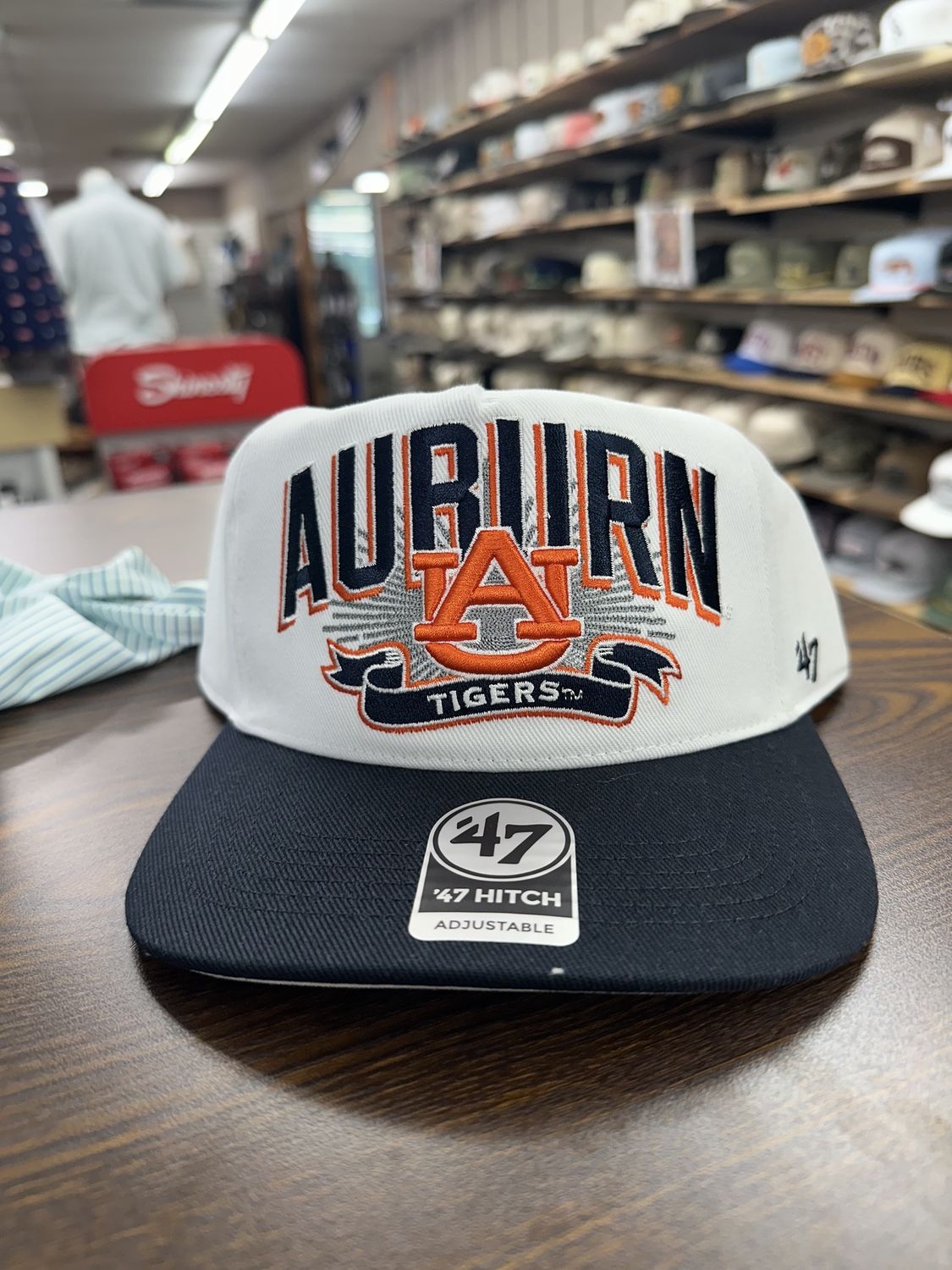 Auburn Tigers White Prime Play 47 Hitch Hat