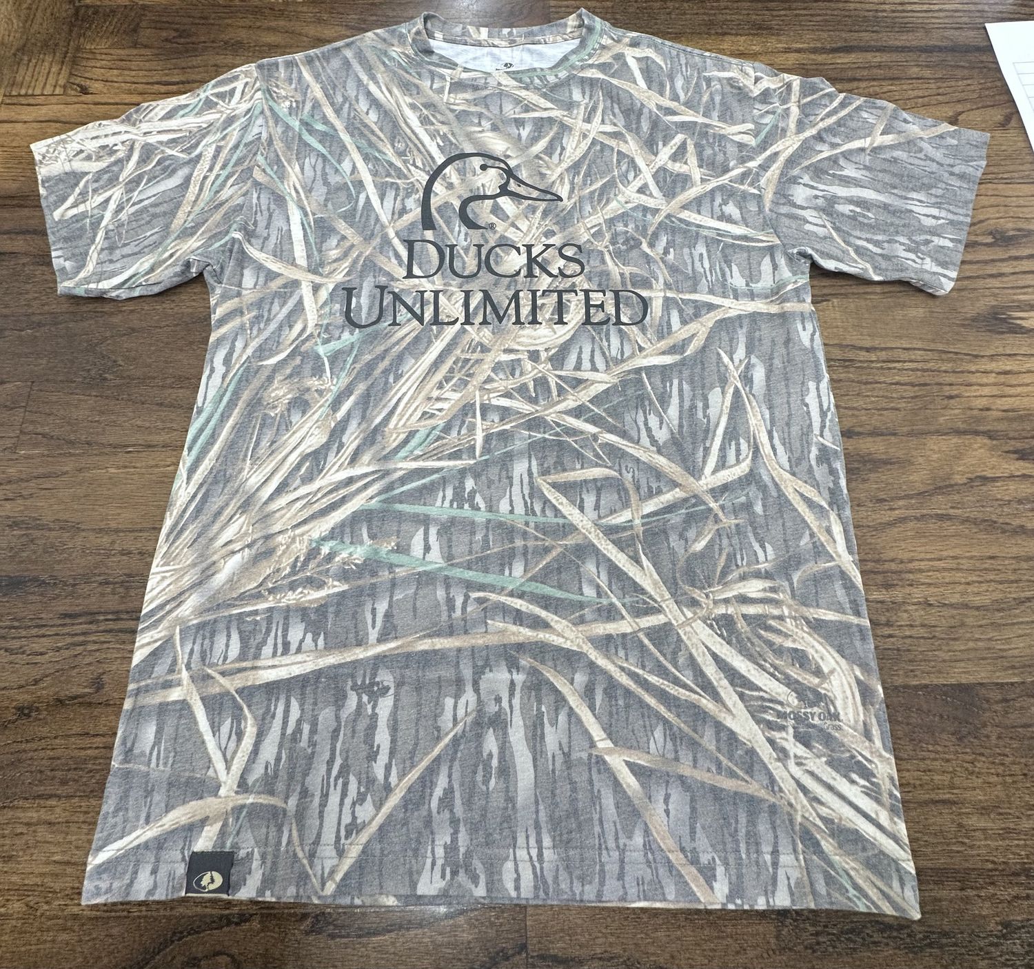 DU Logo Mossy Oak Tee - Shadowgrass