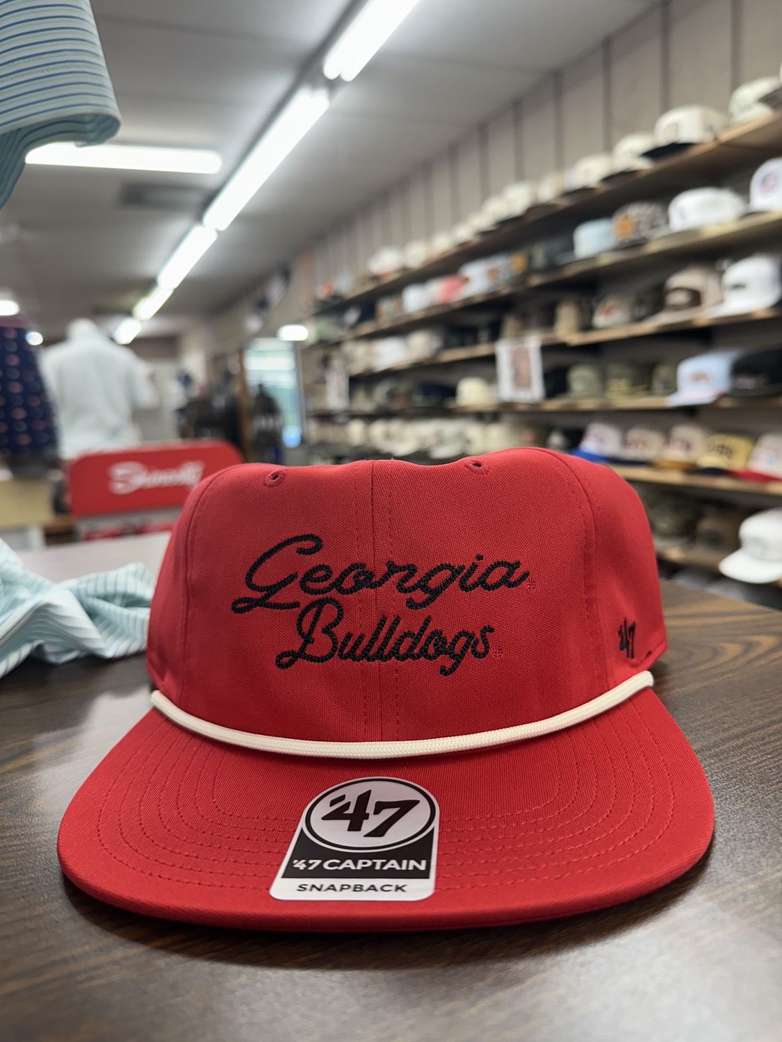 Georgia Bulldogs Red Rambler 47 Captain Hat