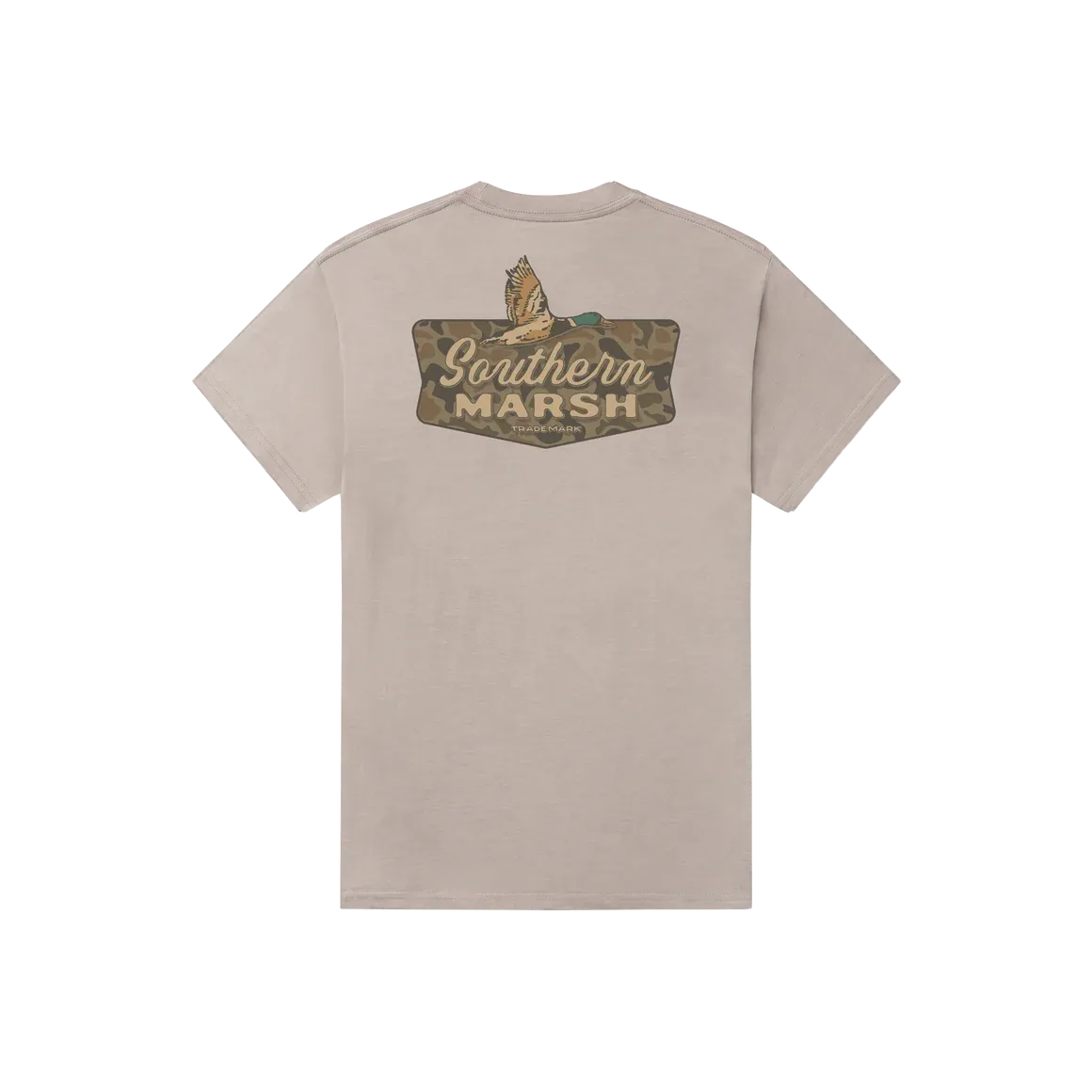 Branding Short Sleeve Tee - Inflight Badge - Washed Burnt Taupe