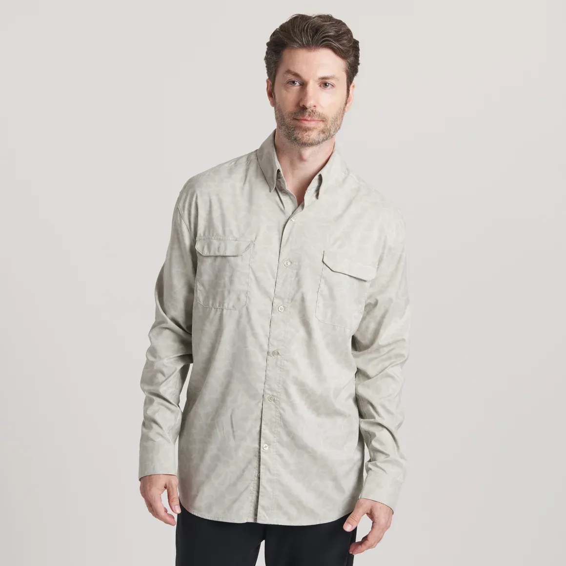Merida Mar Performance Shirt - Camo - Ash Gray