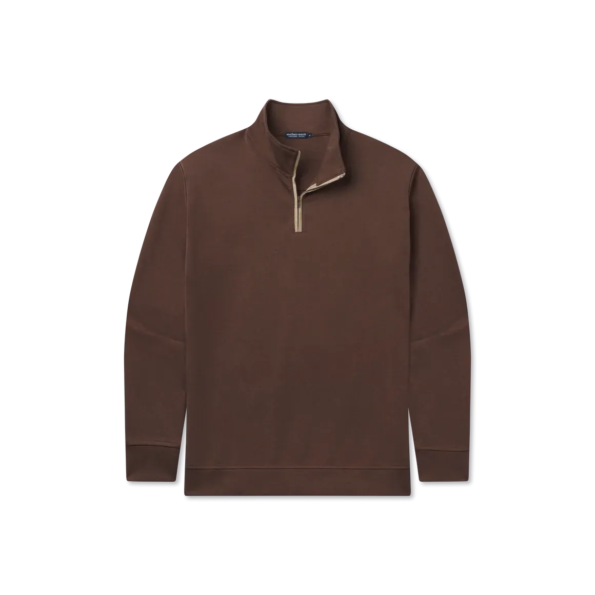 MarshLUX Augusta Quarter Zip Pullover - Stone Brown