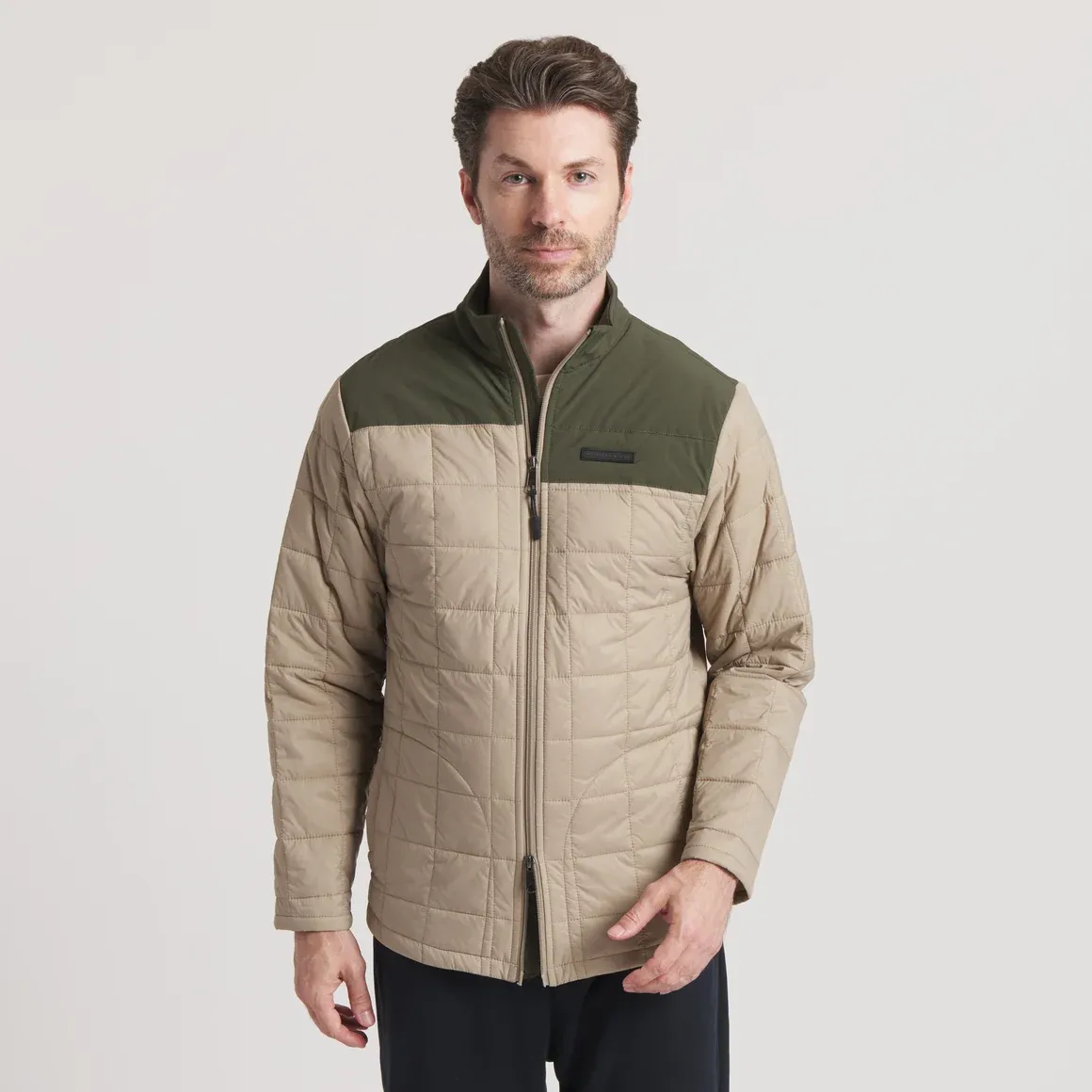 Falcon Hill Quilted Jacket - Khaki